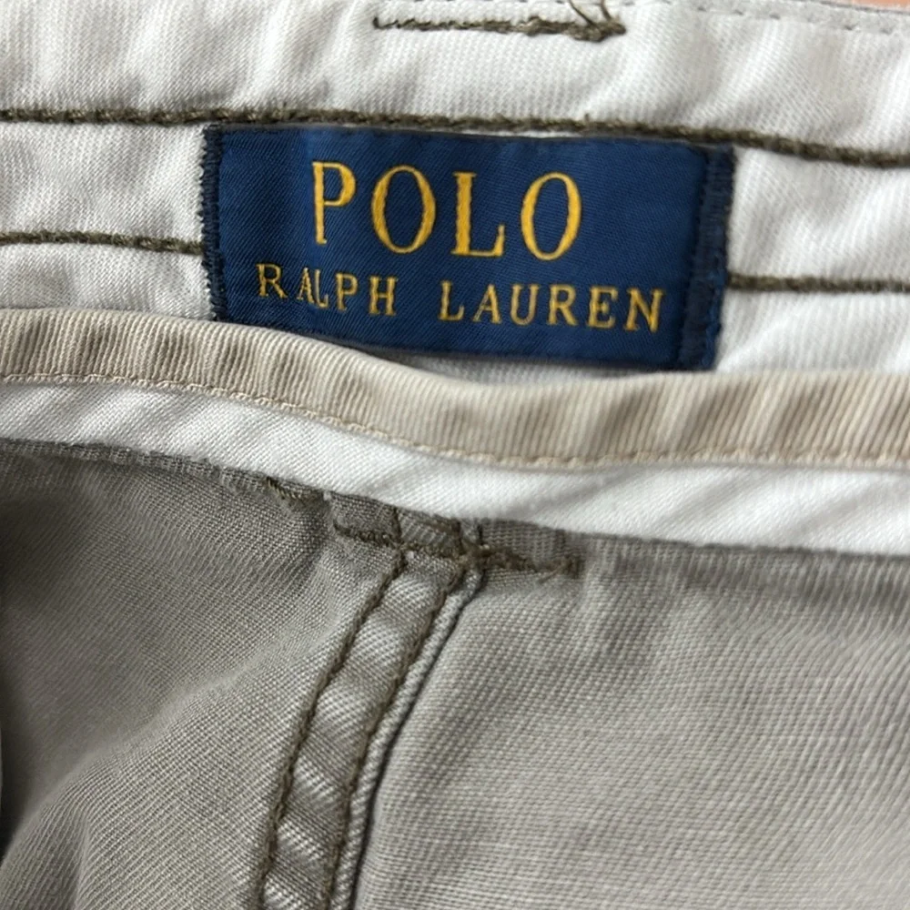 Polo Ralph Lauren Cargo Shorts Men’s Size 36 Gray Cotton